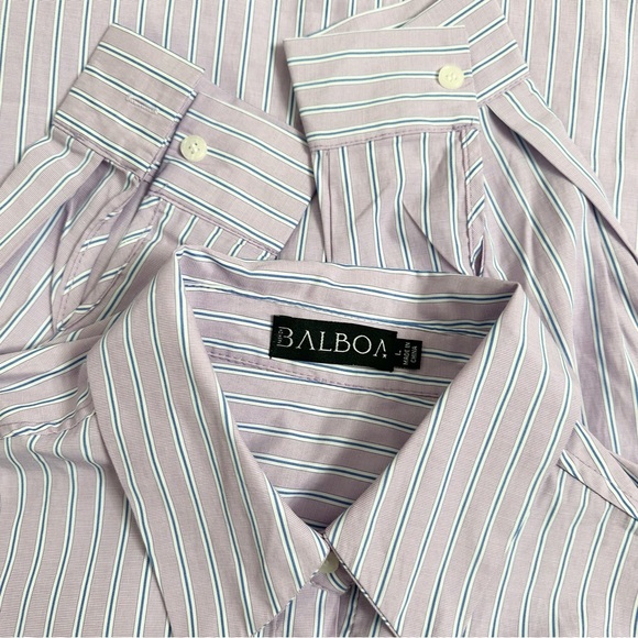 Balboa Purple Striped Angry Bunny Shirt size L - Picture 7 of 8